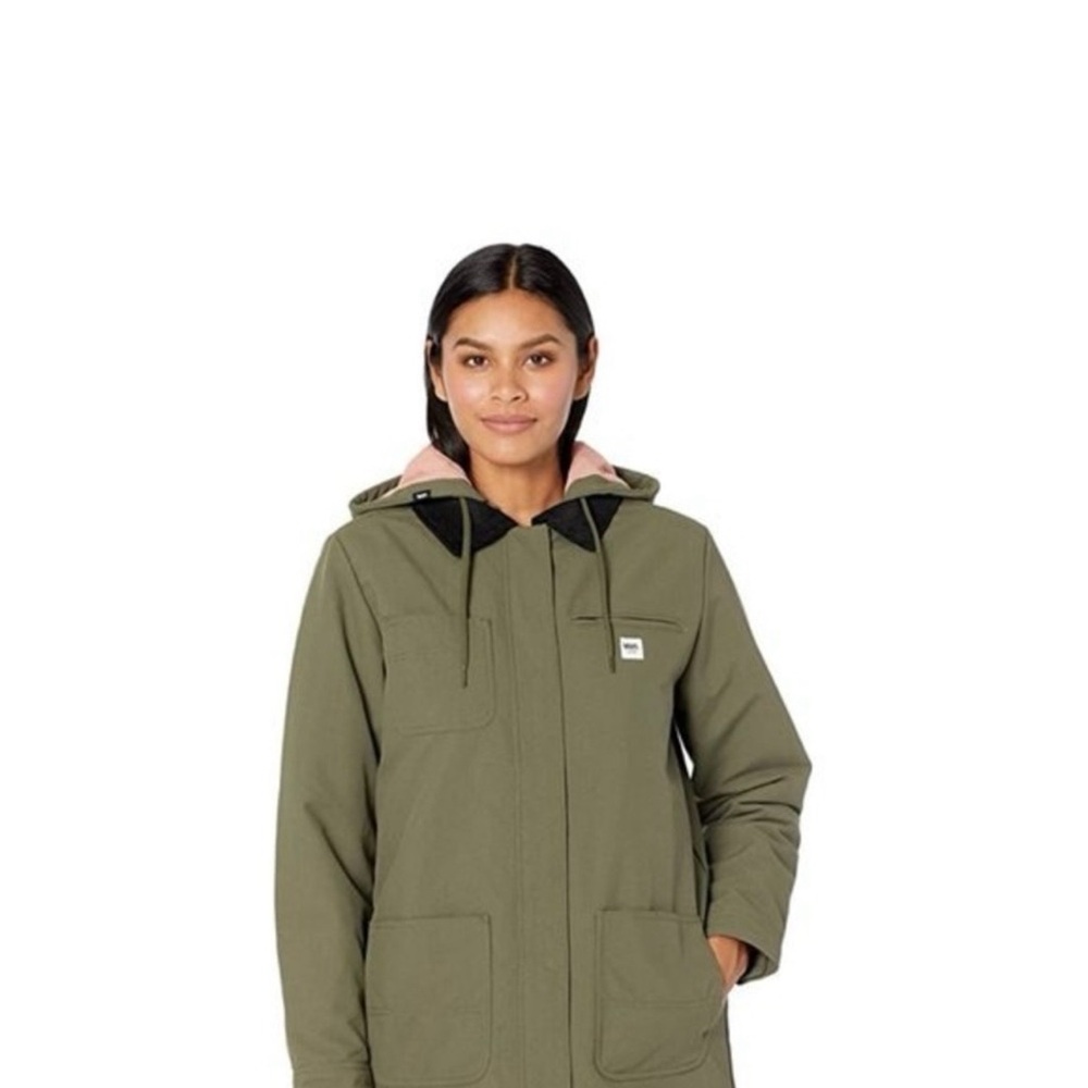 Vans Olive Utility Jacket with Hood